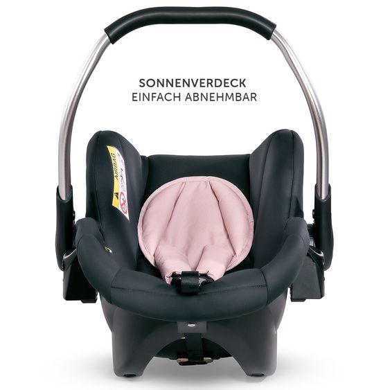 Hauck Babyschale Comfort Fix - Pink Grey