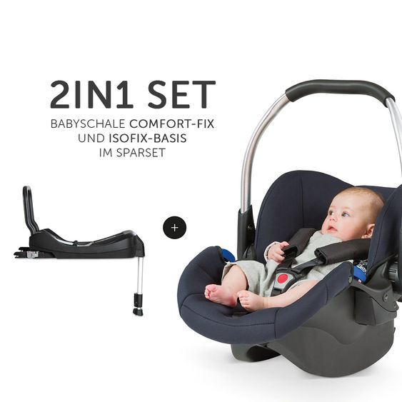 Hauck Babyschale Comfort Fix Set - inkl. Isofix-Base