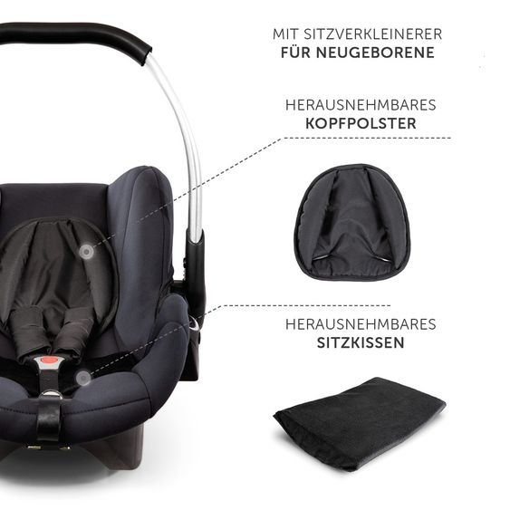 Hauck Babyschale Comfort Fix Set - inkl. Isofix-Base