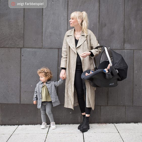 Hauck Babyschale Comfort Fix Set - inkl. Isofix-Base - Denim Grey