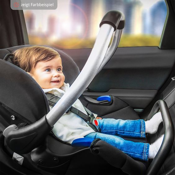 Hauck Babyschale Comfort Fix Set - inkl. Isofix-Base - Denim Grey