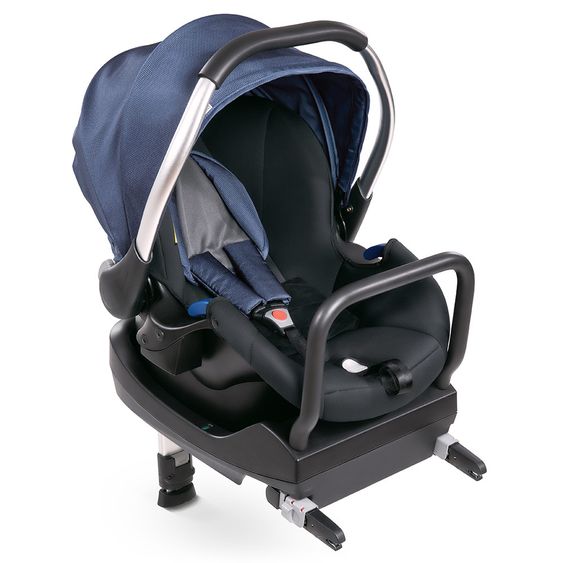 Hauck Babyschale Comfort Fix Set - inkl. Isofix-Base - Denim Grey
