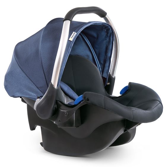 Hauck Babyschale Comfort Fix Set - inkl. Isofix-Base - Denim Grey
