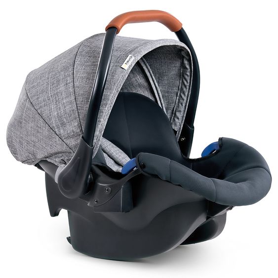Hauck Babyschale Comfort Fix Set - inkl. Isofix-Base - Melange Grey
