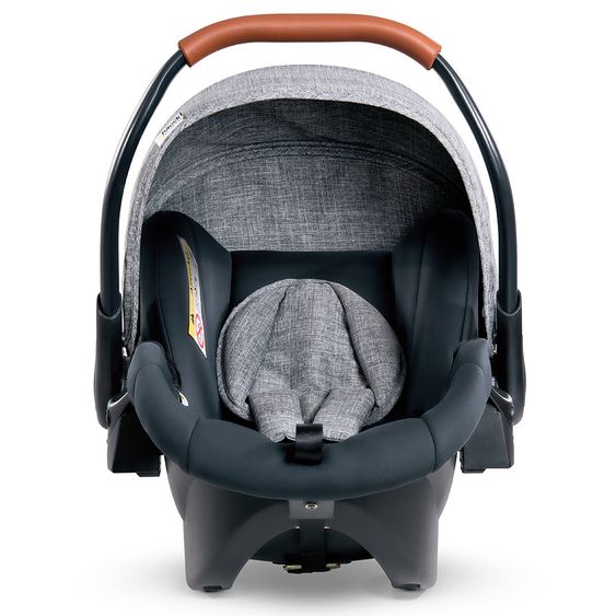 Hauck Babyschale Comfort Fix Set - inkl. Isofix-Base - Melange Grey