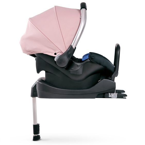 Hauck Babyschale Comfort Fix Set - inkl. Isofix-Base - Pink Grey