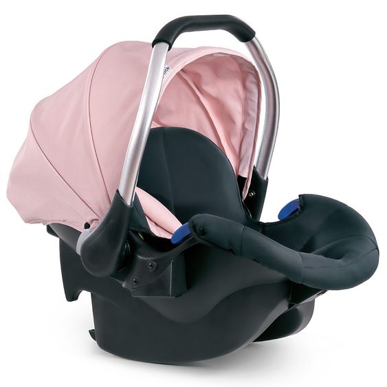 Hauck Babyschale Comfort Fix Set - inkl. Isofix-Base - Pink Grey