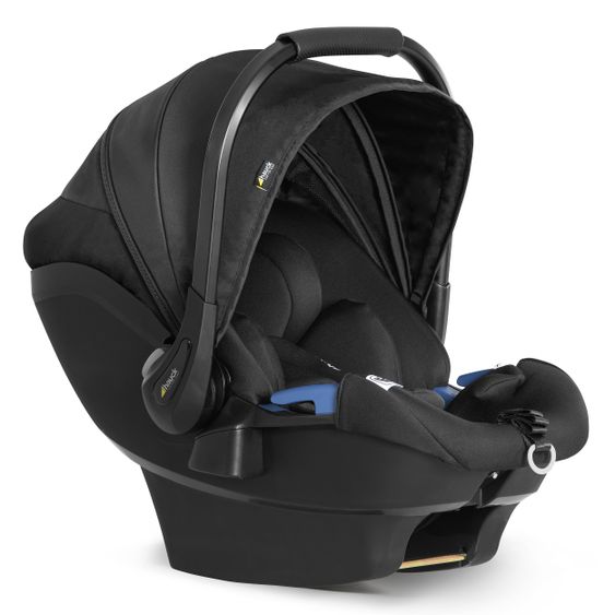 Hauck Babyschale Select Baby - i-Size (ab Geburt bis 18 Monate) inkl. Sitzverkleinerer und Sonnenverdeck - Black