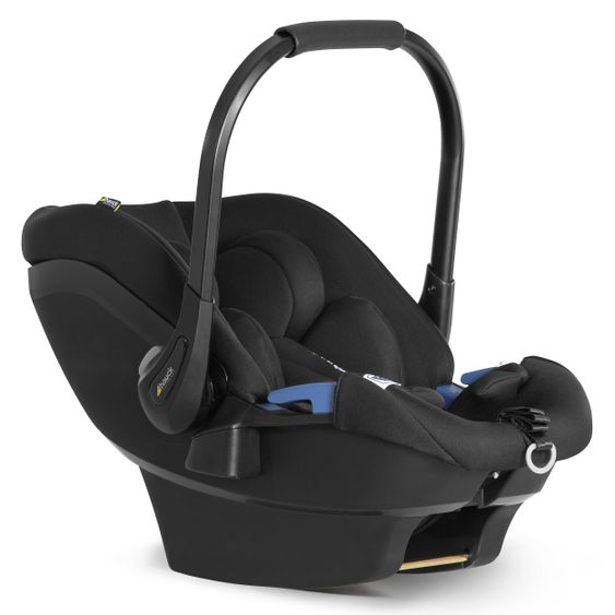 Hauck Babyschale Select Baby - i-Size (ab Geburt bis 18 Monate) inkl. Sitzverkleinerer und Sonnenverdeck - Black