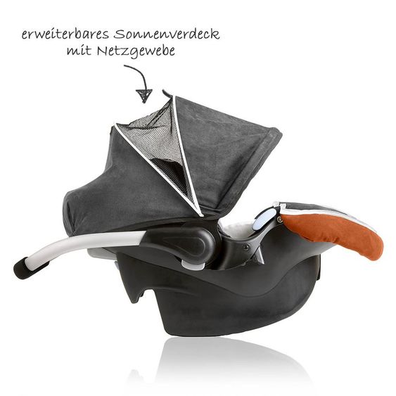 Hauck Babyschale Zero Plus Select - Orange Grey