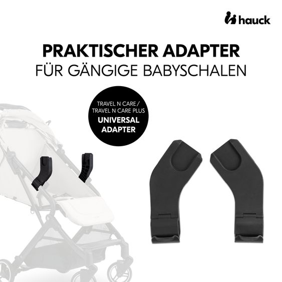 Hauck Infant car seat adapter for Travel N Care - Black