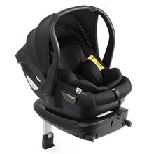 Set Seggiolino auto per neonati Drive N Care i-Size (40 - 87 cm) incl. Base Isofix e Riduttore Seggiolino - Nero