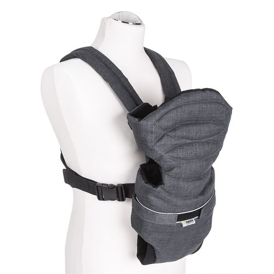Hauck Babytrage 2-Way Carrier - Melange Charcoal