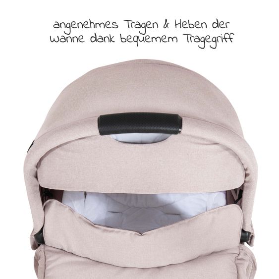 Hauck Babywanne für Buggy Colibri - Melange Beige