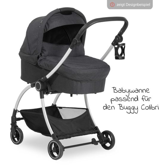 Hauck Baby bath for buggy Colibri - Melange Black