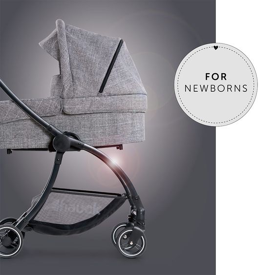 Hauck Babywanne für Eagle 4S Sportwagen - Melange Grey