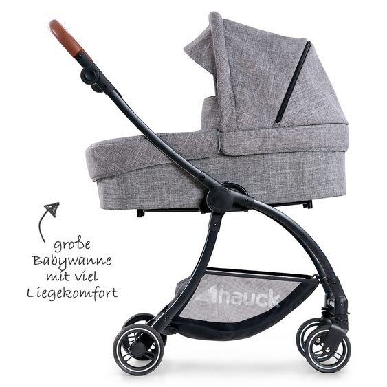 Hauck Babywanne für Eagle 4S Sportwagen - Melange Grey
