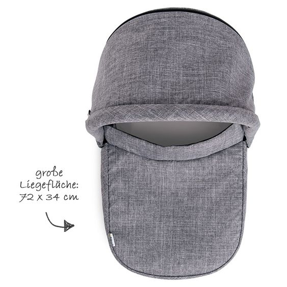 Hauck Babywanne für Eagle 4S Sportwagen - Melange Grey