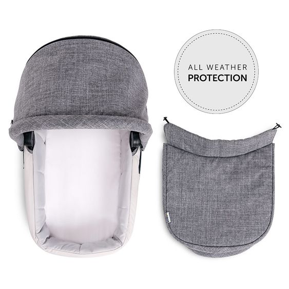 Hauck Babywanne für Eagle 4S Sportwagen - Melange Grey