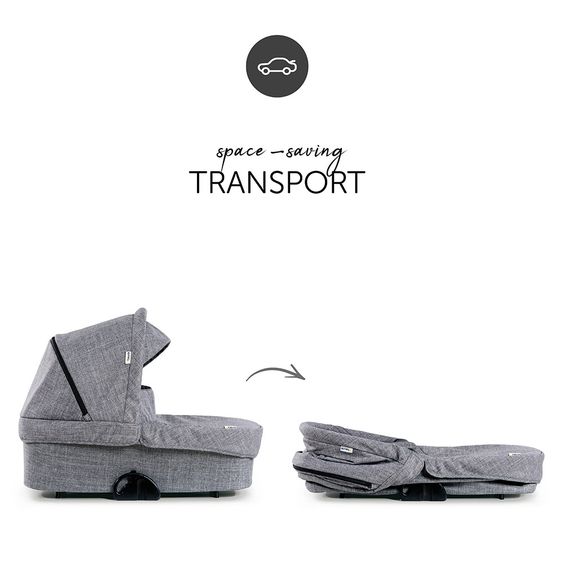 Hauck Babywanne für Eagle 4S Sportwagen - Melange Grey