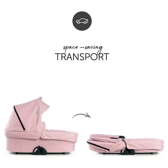 Hauck Babywanne für Eagle 4S Sportwagen - Pink Grey