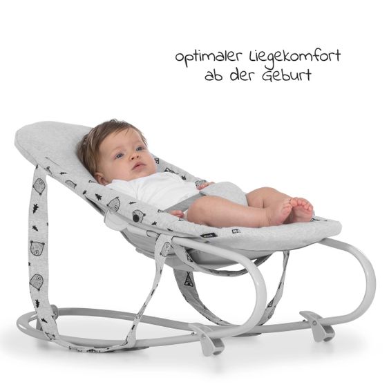 Hauck Babywippe Bouncer Deluxe - Nordic Grey