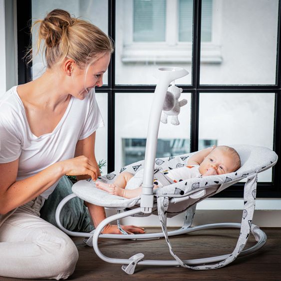 Hauck Babywippe Bouncer Deluxe - Nordic Grey