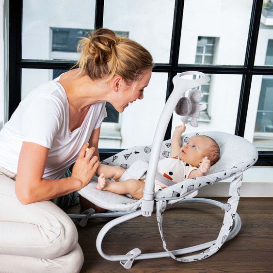 Hauck Babywippe Bouncer Deluxe - Nordic Grey
