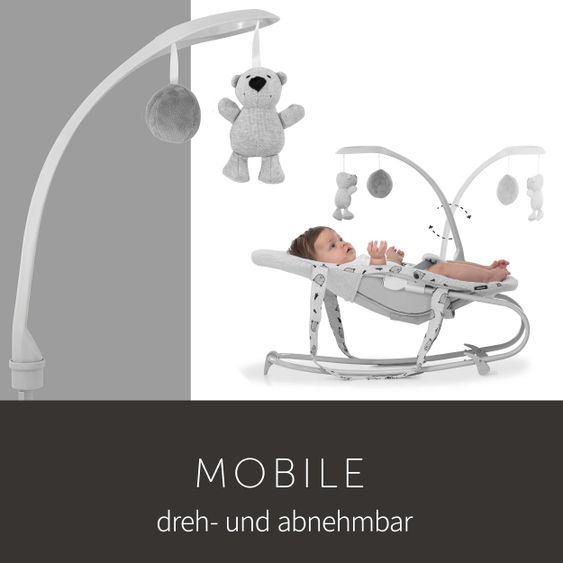 Hauck Babywippe Bouncer Deluxe - Nordic Grey