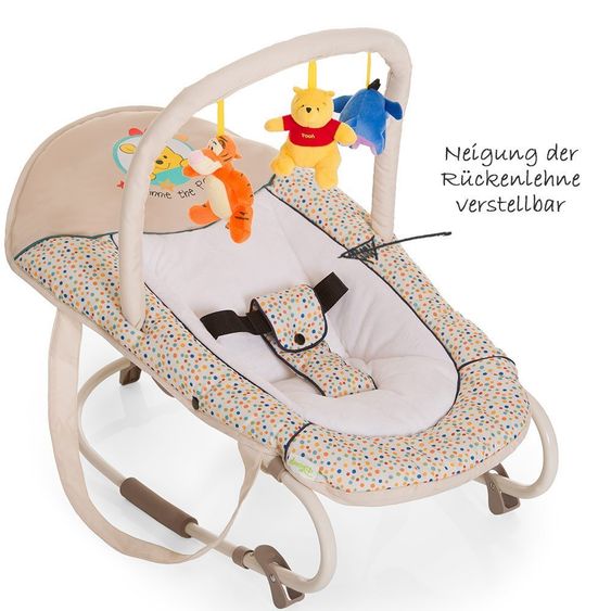 Hauck Babywippe Bungee Deluxe - Disney - Pooh Ready to Play