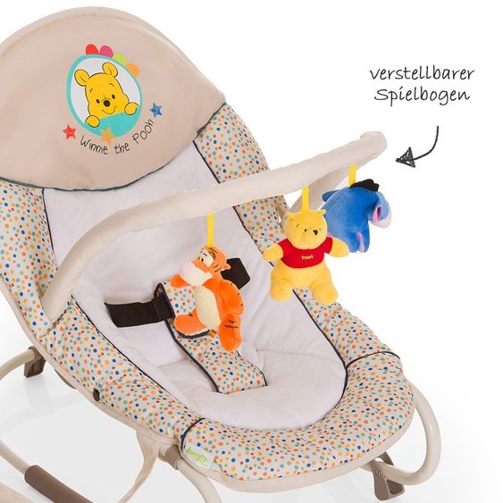 Hauck Babywippe Bungee Deluxe - Disney - Pooh Ready to Play