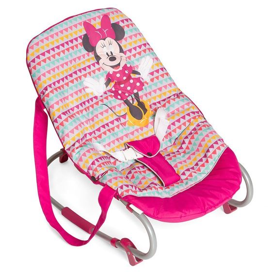Hauck Babywippe Rocky - Disney - Minnie Geo Pink
