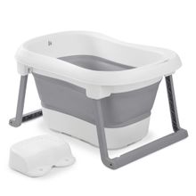 Badewanne Wash N Fold L - White / Stone - Gr. L