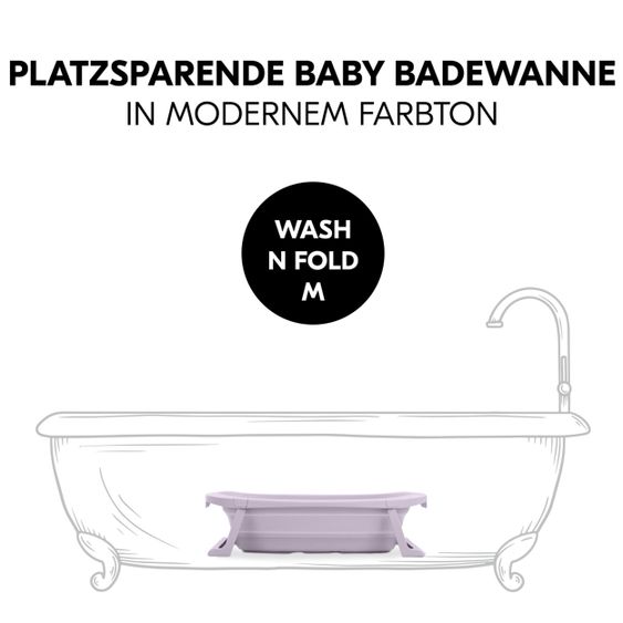 Hauck Badewanne Wash N Fold M - Lavender