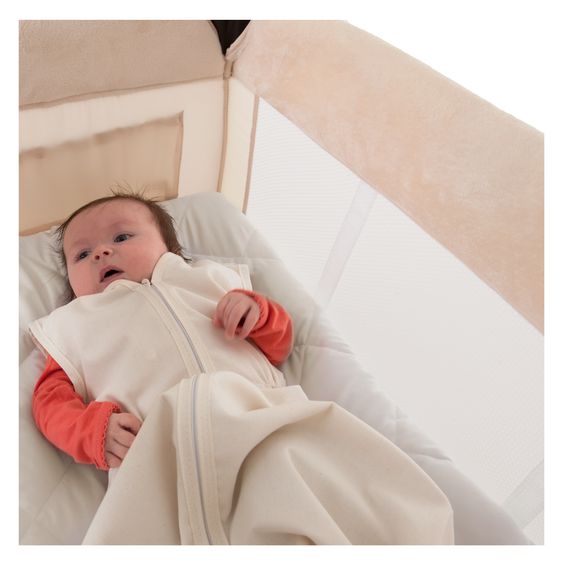 Hauck Bed Me Topper for travel cot mattresses 80 x 50 cm - Beige