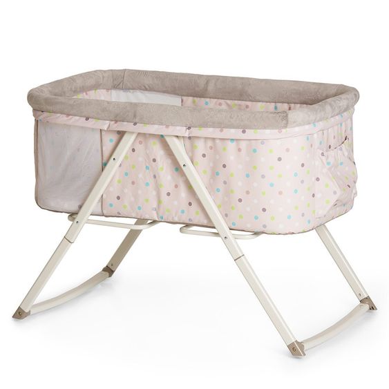 Hauck Beistellbett Dreamer (faltbar inkl. Matratze) - Multi Dots Sand