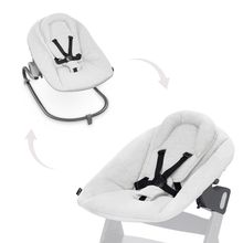 Sdraietta 2in1 Premium (attacco regolabile per neonato e sdraietta) per seggiolone Alpha e Beta - Grigio chiaro