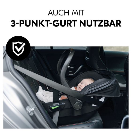 Hauck Buggy Comfort N Care 3in1 Travel Set inkl. XXL Zubehörset - Black