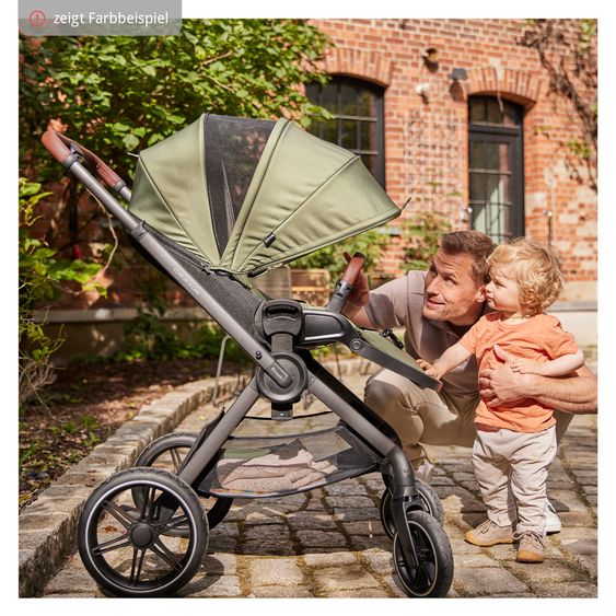 Hauck Buggy Comfort N Care inkl. Beindecke & Babyschalenadapter - Black