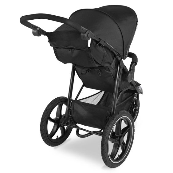 Hauck Buggy & Jogger Runner 2 (mit großen Luftreifen) - Black