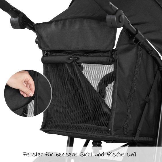 Hauck Buggy & Jogger Runner 2 (mit großen Luftreifen) - Black