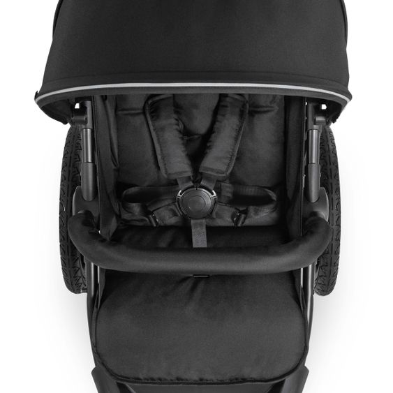 Hauck Buggy & Jogger Runner 2 (mit großen Luftreifen) - Black