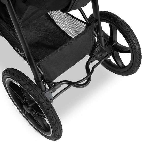 Hauck Buggy & Jogger Runner 2 (mit großen Luftreifen) - Black