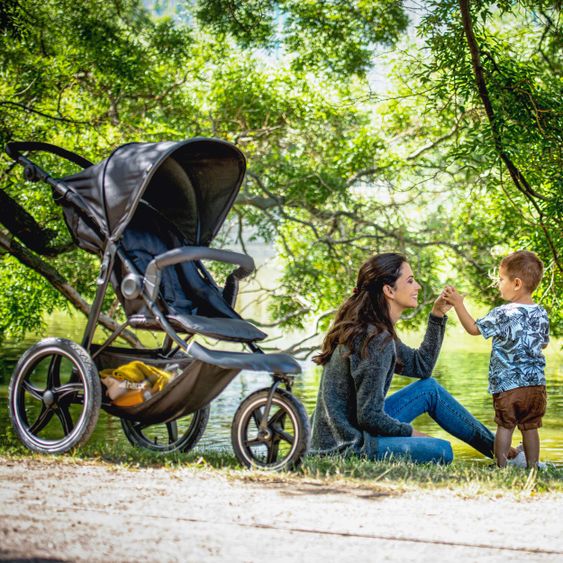 Hauck Buggy & Jogger Runner 2 (mit großen Luftreifen) - Black