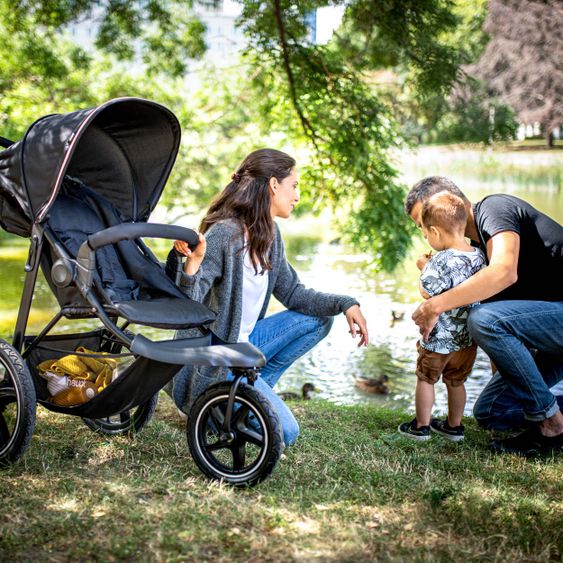 Hauck Buggy & Jogger Runner 2 (mit großen Luftreifen) - Black