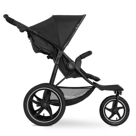 Hauck Buggy & Jogger Runner 2 (mit großen Luftreifen) - Black