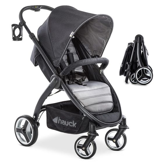 Hauck Buggy Lift Up 4 - Caviar Stone
