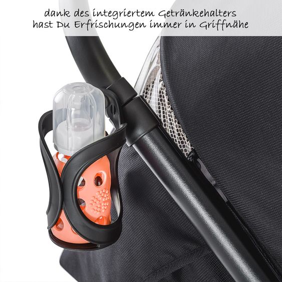 Hauck Buggy Lift Up 4 - Caviar Stone