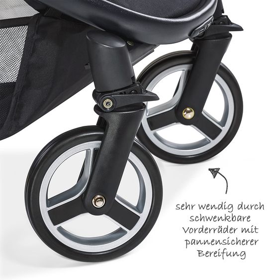 Hauck Buggy Lift Up 4 - Caviar Stone
