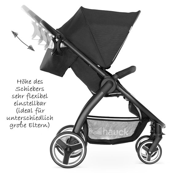 Hauck Buggy Lift Up 4 - Caviar Stone